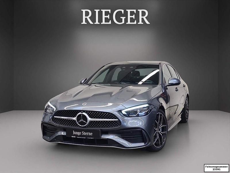 Grau Gebraucht 2024 Mercedes C220 AMG Limousine | 39.900 € (Fairer Preis) - Bild 1/4