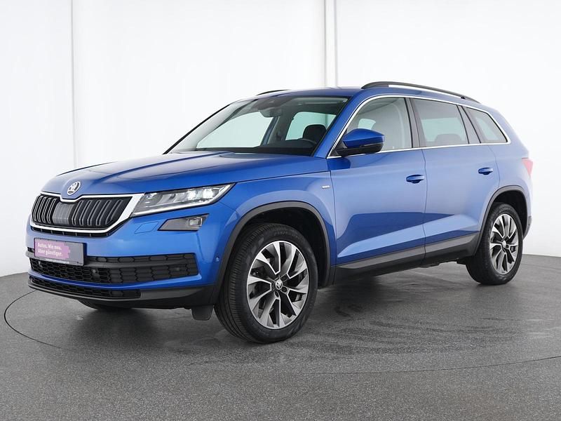 Race blau Gebraucht 2021 Skoda Kodiaq Clever SUV | 28.344 € (Guter Preis) - Bild 1/4