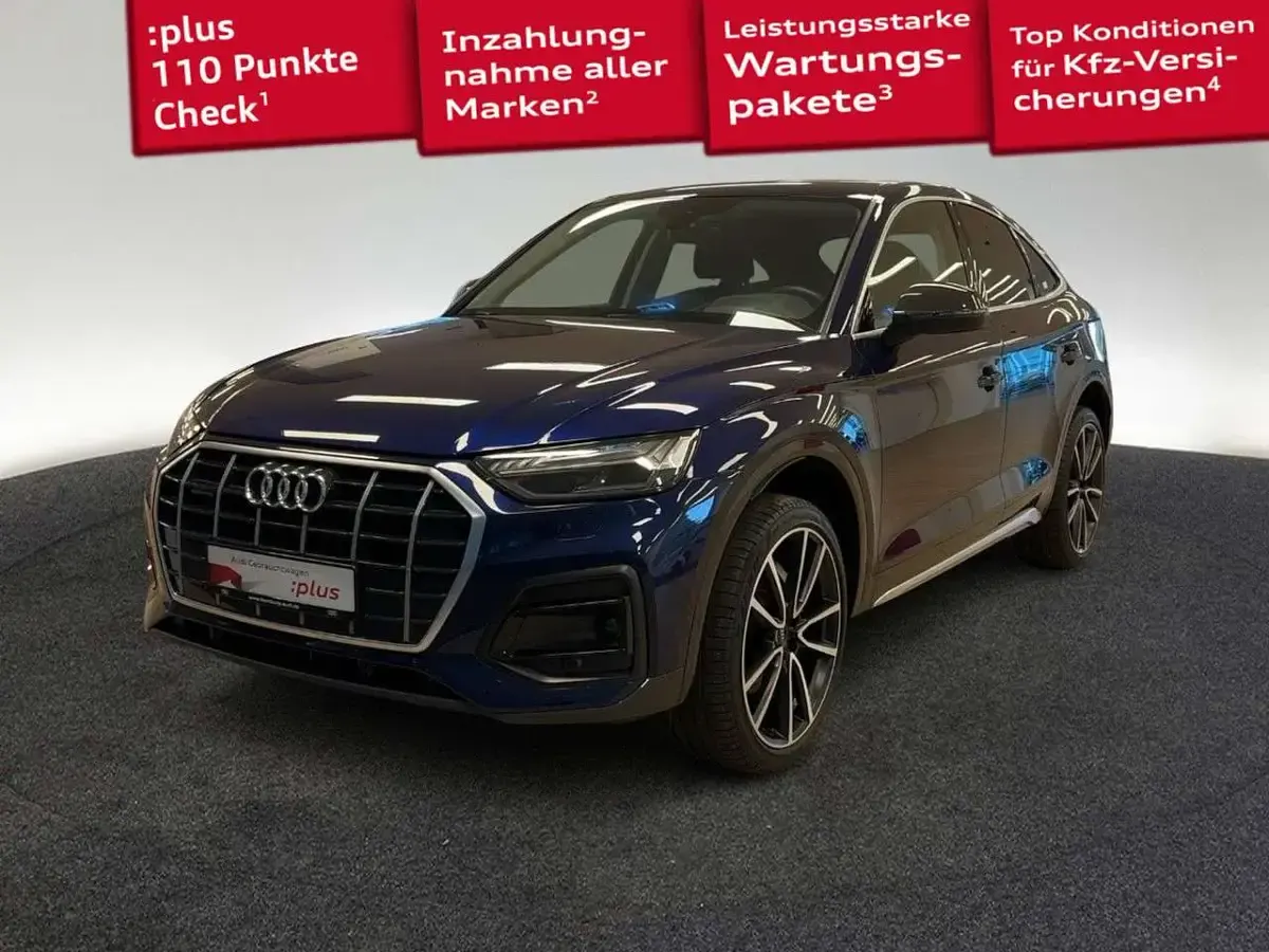 Gebraucht Audi Q5 204 PS (150 kW) 2022 Navarrablau metallic SUV
