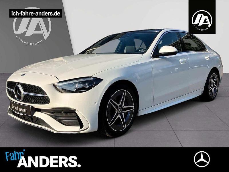 Gebraucht Mercedes C220 AMG 200 PS (147 kW) 2022 Polarweiss Limousine