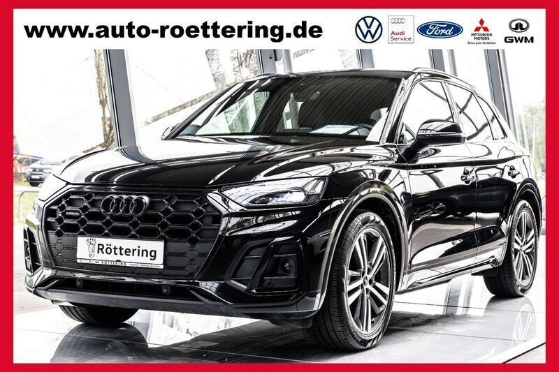 Schwarz Gebraucht 2023 Audi Q5 S-Line SUV | 52.205 € (Teuer) - Bild 1/4