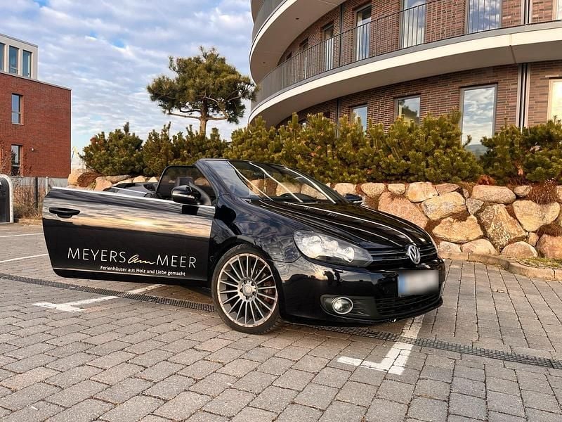 Gebraucht VW Golf Cabriolet 105 PS (77 kW) 2012 Schwarz Cabrio