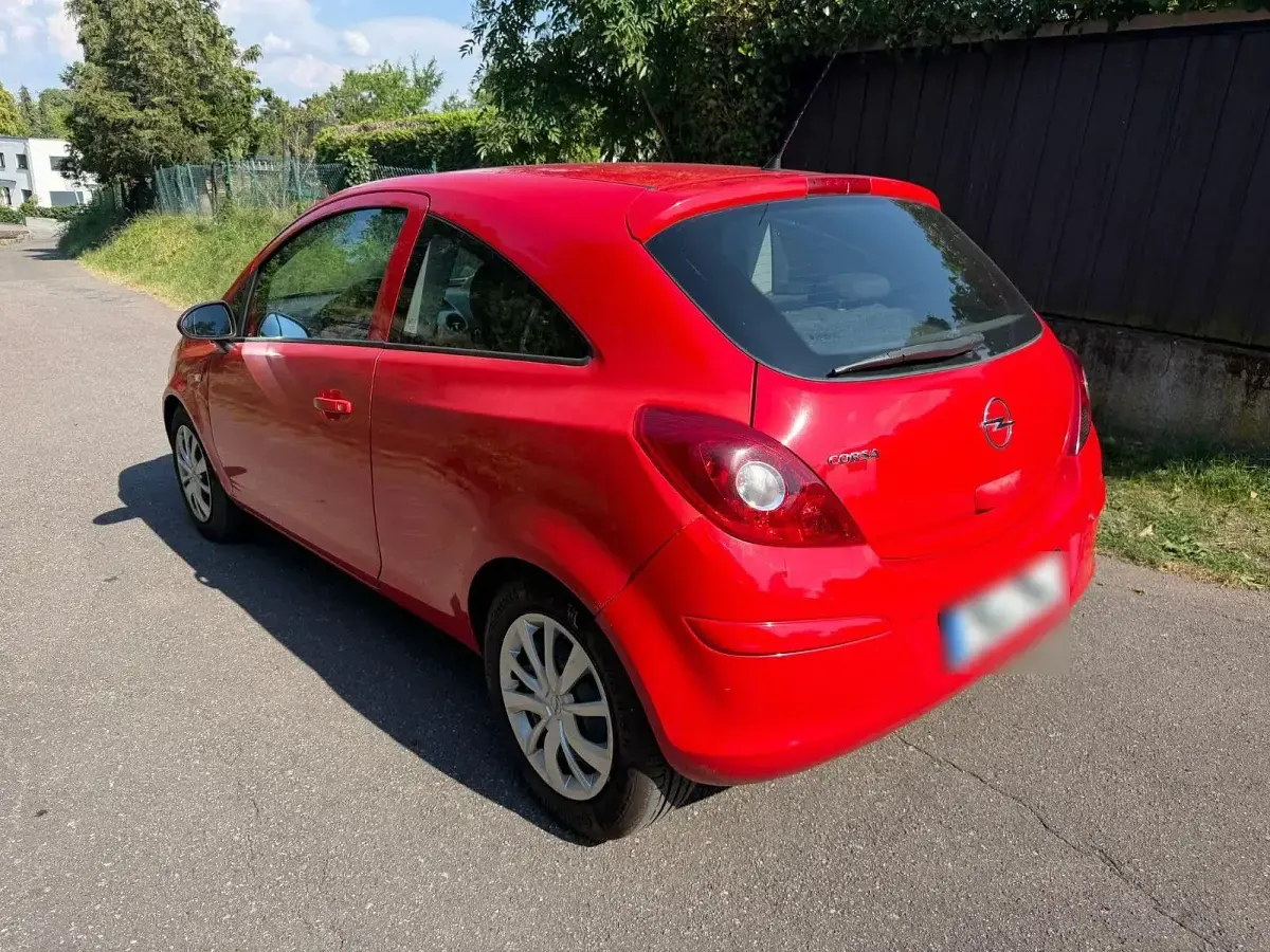 Gebraucht Opel Corsa 60 PS (44 kW) 2008 Rot Kleinwagen