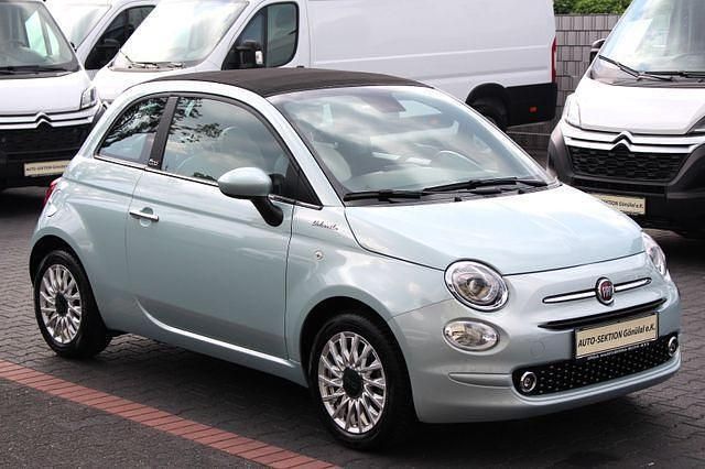 Grün Gebraucht 2022 Fiat 500C Dolcevita Cabrio | 14.998 € (Fairer Preis) - Bild 1/4