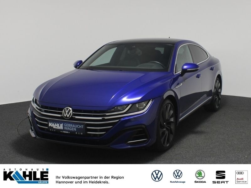 Blau Gebraucht 2023 VW Arteon R-line Limousine | 45.450 € (Teuer) - Bild 1/4