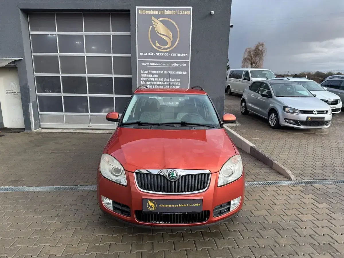 Gebraucht Skoda Fabia Style 105 PS (77 kW) 2009 Orange Kombi