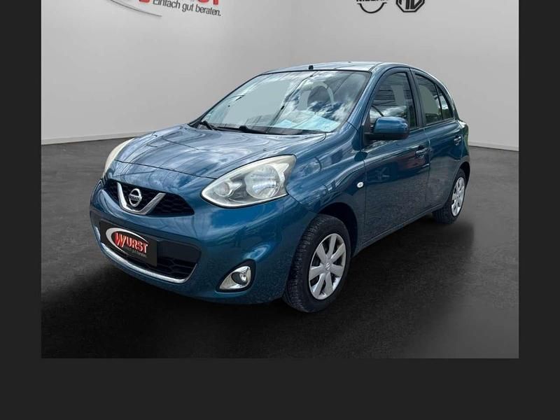 Gebraucht Nissan Micra Acenta 80 PS (58 kW) 2014 M) (blau Kleinwagen