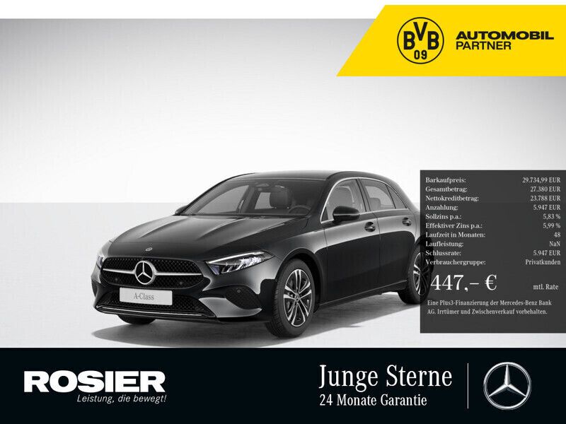 Schwarz Gebraucht 2024 Mercedes 200 Advanced Coupé | 29.735 € (Superpreis) - Bild 1/4