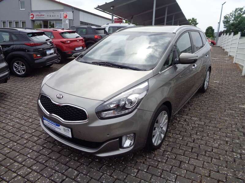Titaniumsilber met. Gebraucht 2016 Kia Carens Van / Kleinbus | 11.900 € (Fairer Preis) - Bild 1/4
