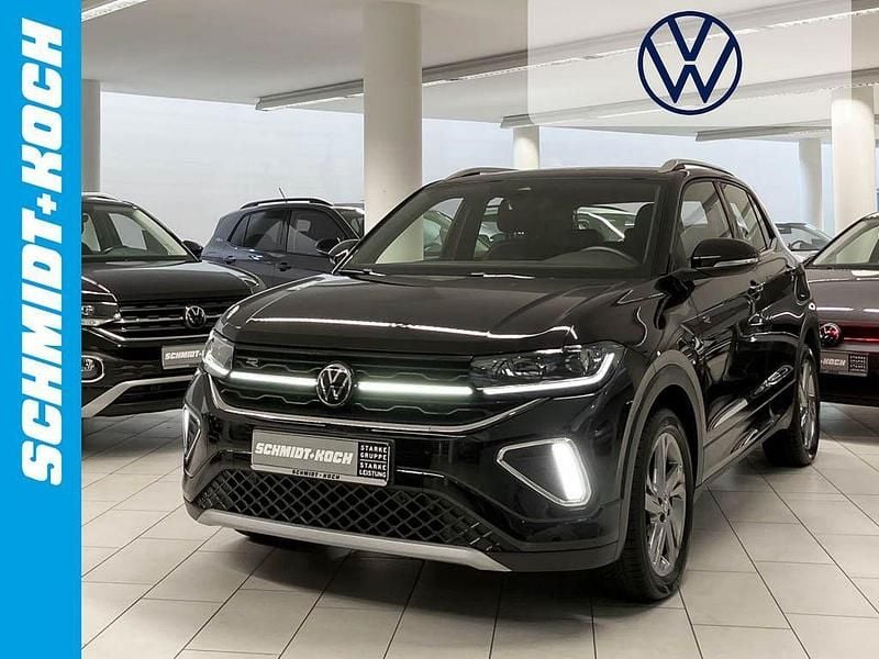 Schwarz Gebraucht 2024 VW T-Cross R-line SUV | 24.980 € (Fairer Preis) - Bild 1/4