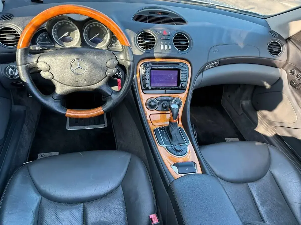 Gebraucht Mercedes SL500 AMG 306 PS (225 kW) 2004 Silber Cabrio