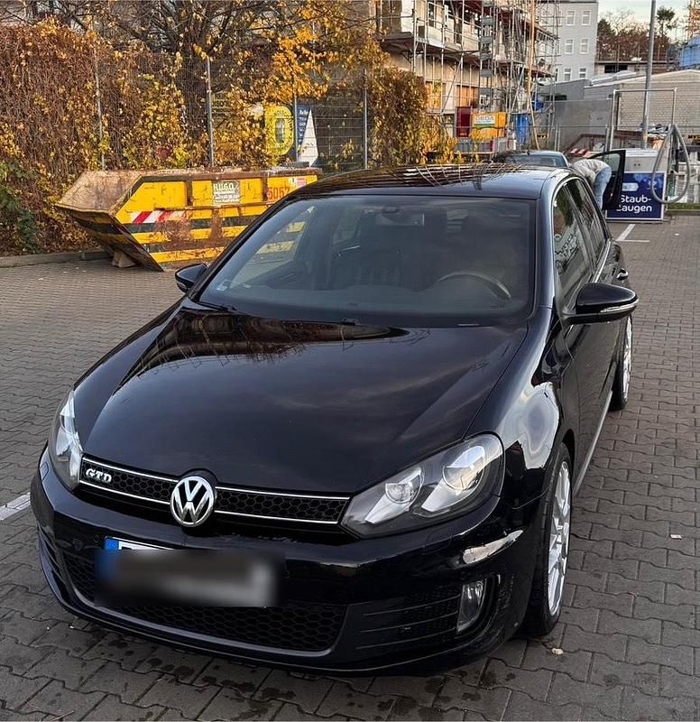 Schwarz Gebraucht 2010 VW Golf VI GTD Limousine | 8.100 € - Bild 1/4