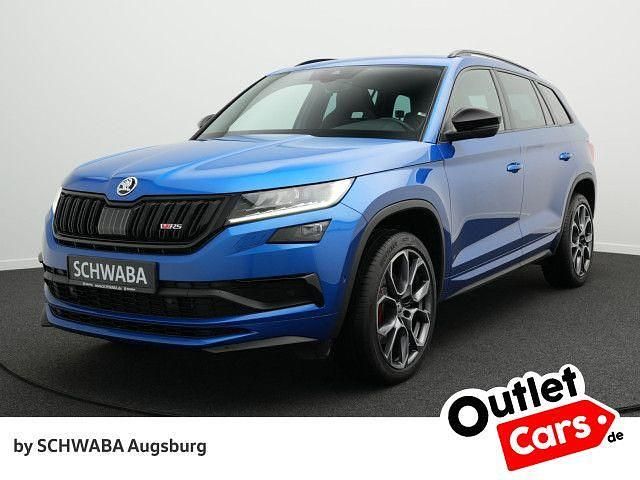 Raceblau metallic Gebraucht 2021 Skoda Kodiaq RS SUV | 32.390 € (Superpreis) - Bild 1/4