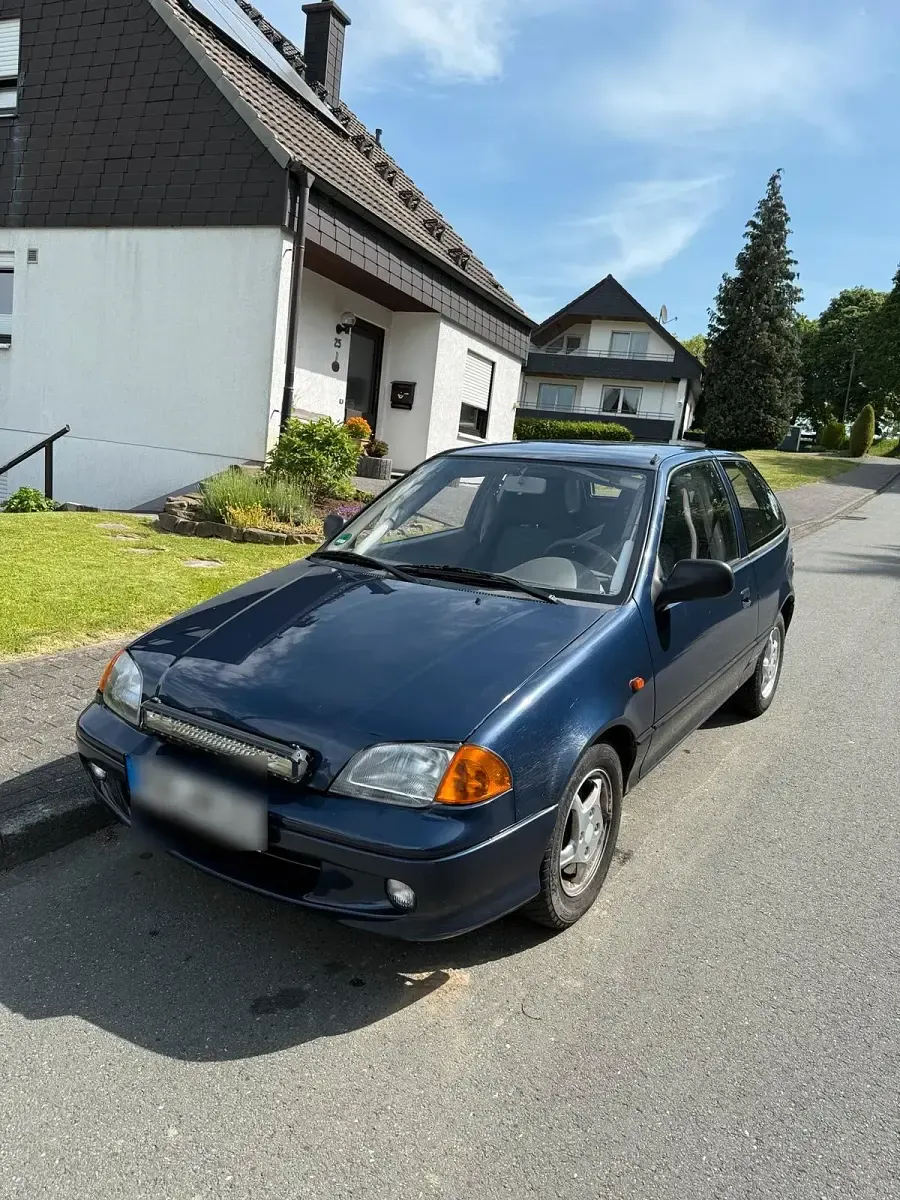 Gebraucht Subaru Justy 86 PS (63 kW) 2002 Blau Kleinwagen
