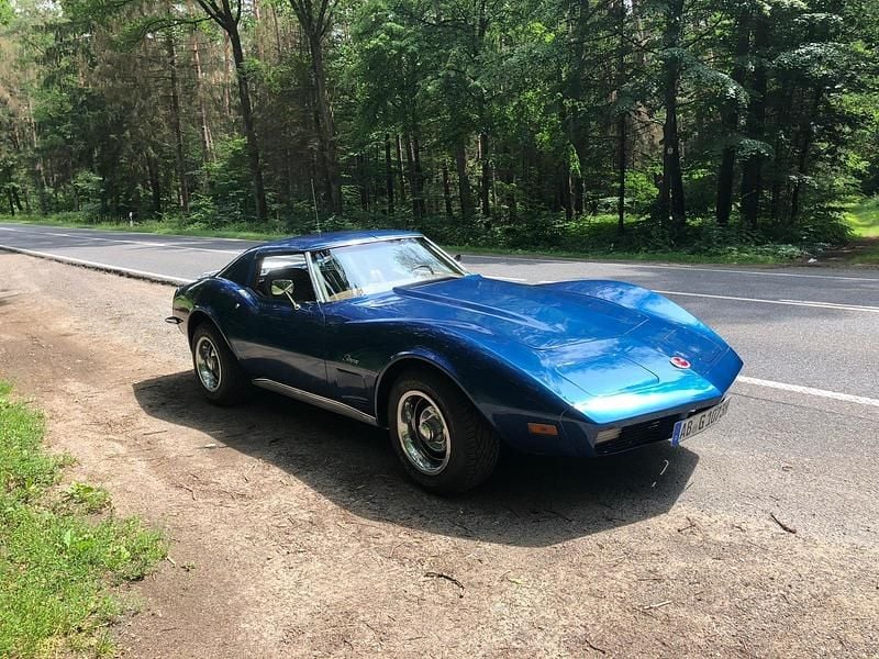 Blau Gebraucht 1973 Corvette Stingray Coupé | 29.999 € - Bild 1/4