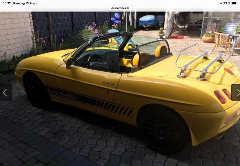 Gebraucht Fiat Barchetta 131 PS (96 kW) 2000 Gelb Cabrio