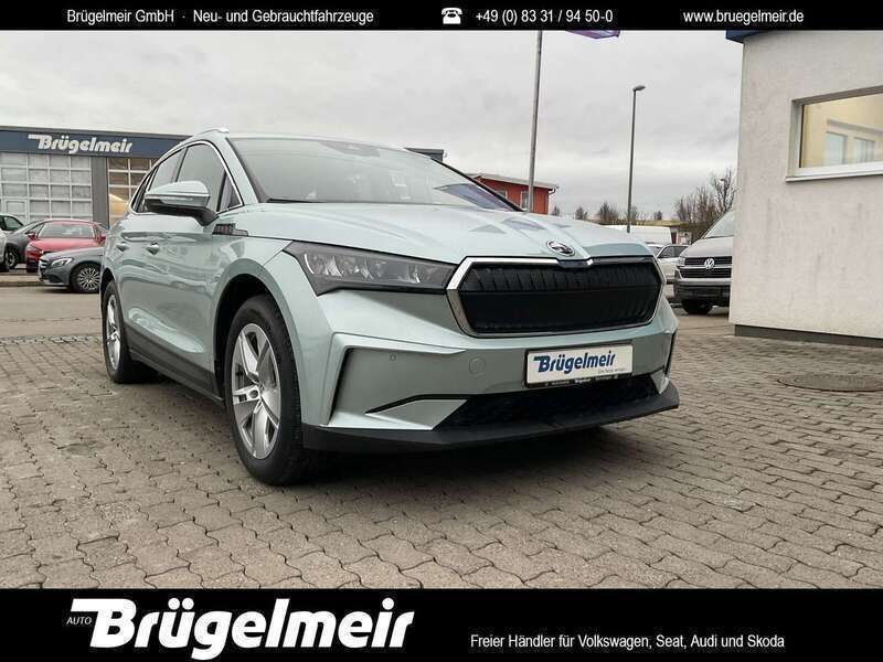Arctic silber Gebraucht 2022 Skoda Enyaq iV Suite SUV | 44.890 € - Bild 1/4