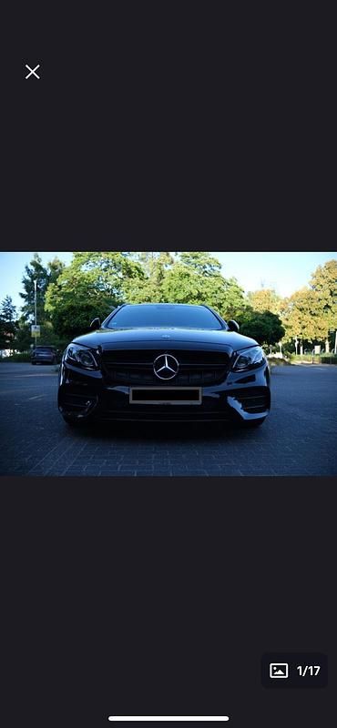 Schwarz Gebraucht 2017 Mercedes E400 AMG line Kombi | 33.999 € - Bild 1/4