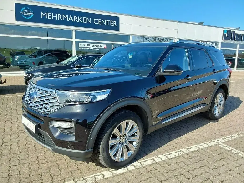 Gebraucht Ford Explorer Platinum 457 PS (336 kW) 2021 Obsidianschwarz (metallic) SUV
