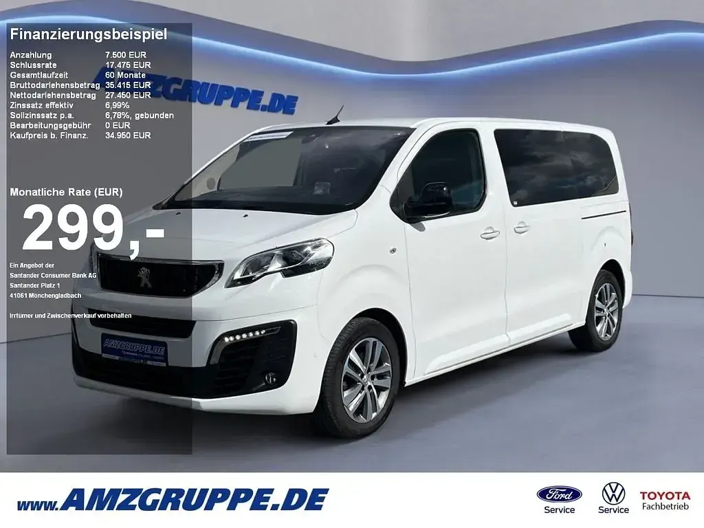 Używany Peugeot Traveller 177 KM (130 kW) 2021 Minivan