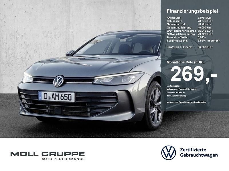 Diabasgrau metallic Gebraucht 2024 VW Passat Kombi | 36.800 € (Superpreis) - Bild 1/4