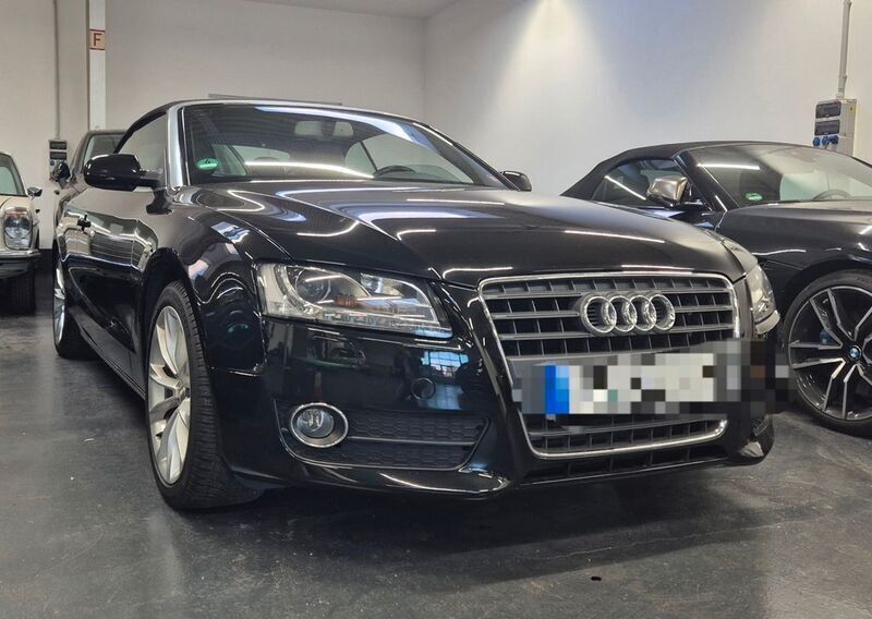 Schwarz Gebraucht 2010 Audi A5 Cabriolet Sport Cabrio | 14.799 € (Teuer) - Bild 1/4