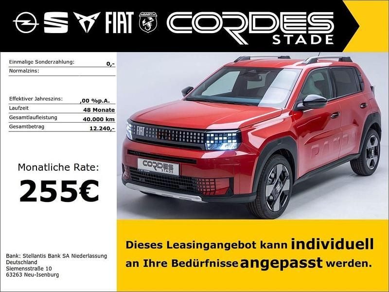 Rot Neu 2025 Fiat Grande Panda La Prima SUV | 24.590 € (Fairer Preis) - Bild 1/4