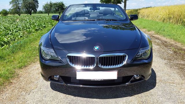Gebraucht BMW 630 Cabriolet 258 PS (189 kW) 2007 Schwarz metallic Cabrio