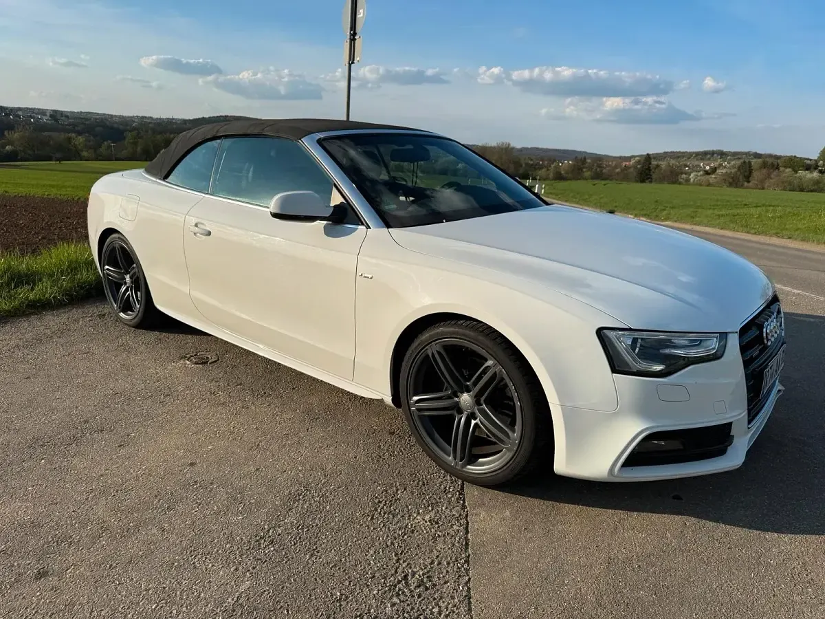 Gebraucht Audi A5 Cabriolet S-Line 211 PS (155 kW) 2012 Weiß Cabrio