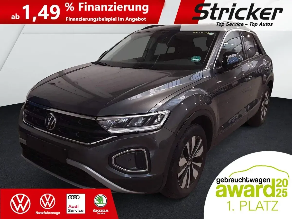 Gebraucht VW T-Roc Goal 116 PS (85 kW) 2025 Indiumgrau metallic (metallic) SUV