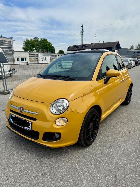 Gelb Gebraucht 2015 Fiat 500C Cabrio | 6.900 € (Guter Preis) - Bild 1/4