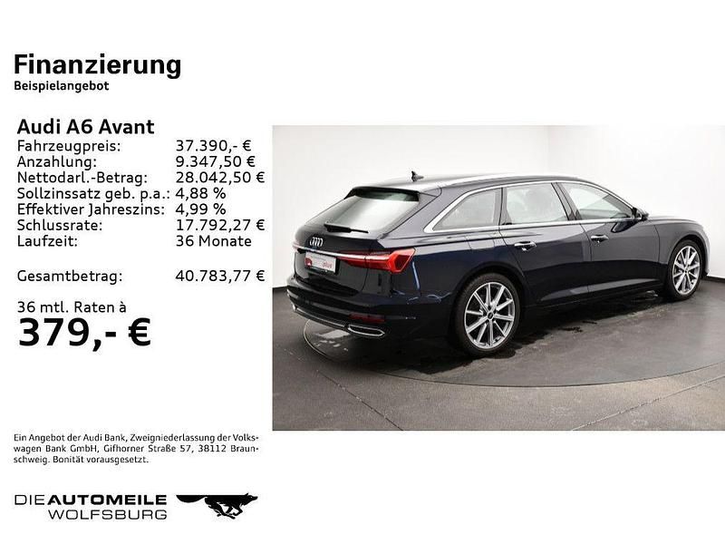 Gebraucht Audi A6 Design 265 PS (194 kW) 2023 Firmamentblau metallic Kombi