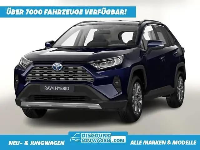 Midnight blue metallic Neu 2025 Toyota RAV4 Hybrid Team SUV | 40.467 € (Guter Preis) - Bild 1/3