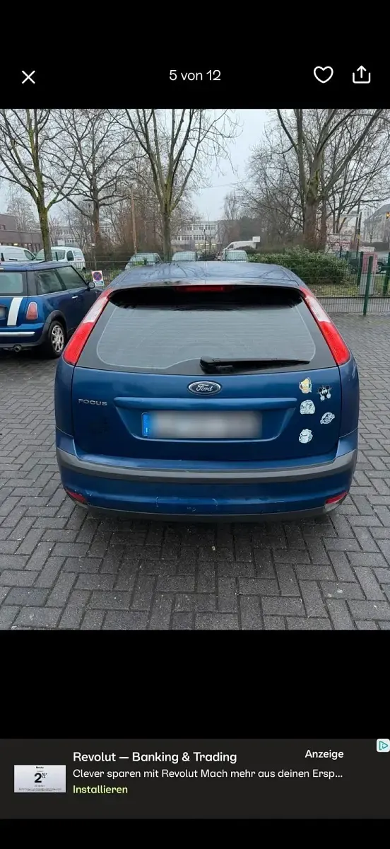 Gebraucht Ford Focus Trend 80 PS (58 kW) 2006 Blau Kleinwagen