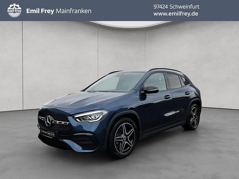 Blau Gebraucht 2022 Mercedes GLA220 AMG SUV | 36.855 € (Fairer Preis) - Bild 1/4