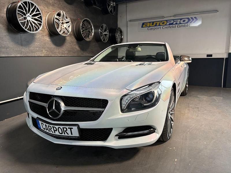 Gebraucht Mercedes SL500 435 PS (319 kW) 2013 Weiß Cabrio
