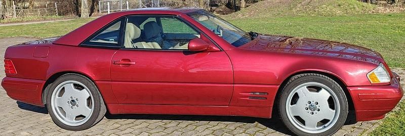 Gebraucht Mercedes SL500 306 PS (225 kW) 1999 Rot Cabrio