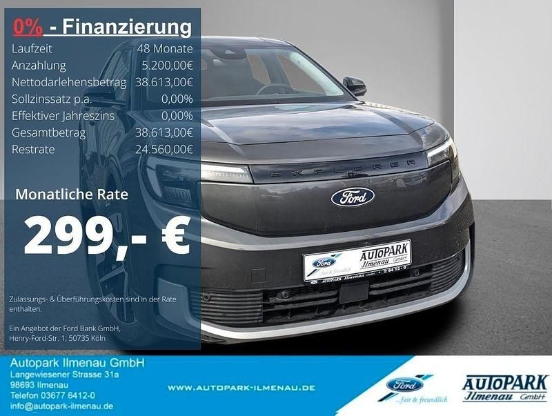Grau Neu 2025 Ford Explorer Extended Range SUV | 43.813 € - Bild 1/4