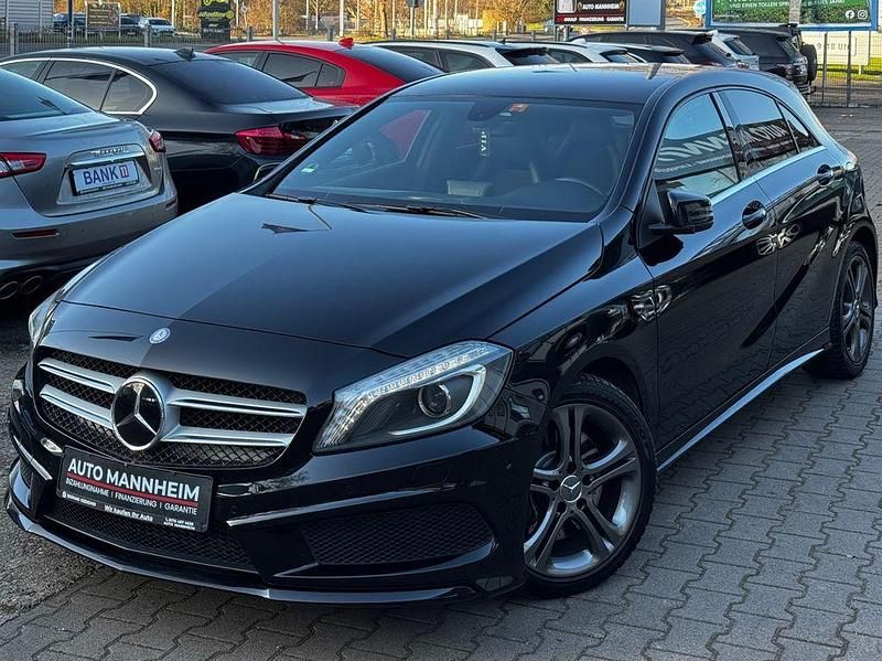 Schwarz Gebraucht 2014 Mercedes A220 AMG line Limousine | 15.999 € (Fairer Preis) - Bild 1/4
