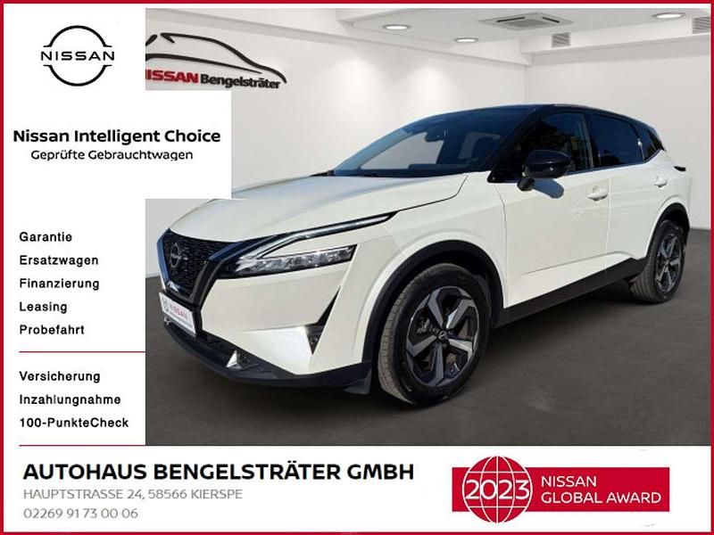 Pearl white/black m Gebraucht 2023 Nissan Qashqai N-Connecta SUV | 23.995 € (Etwas zu teuer) - Bild 1/4