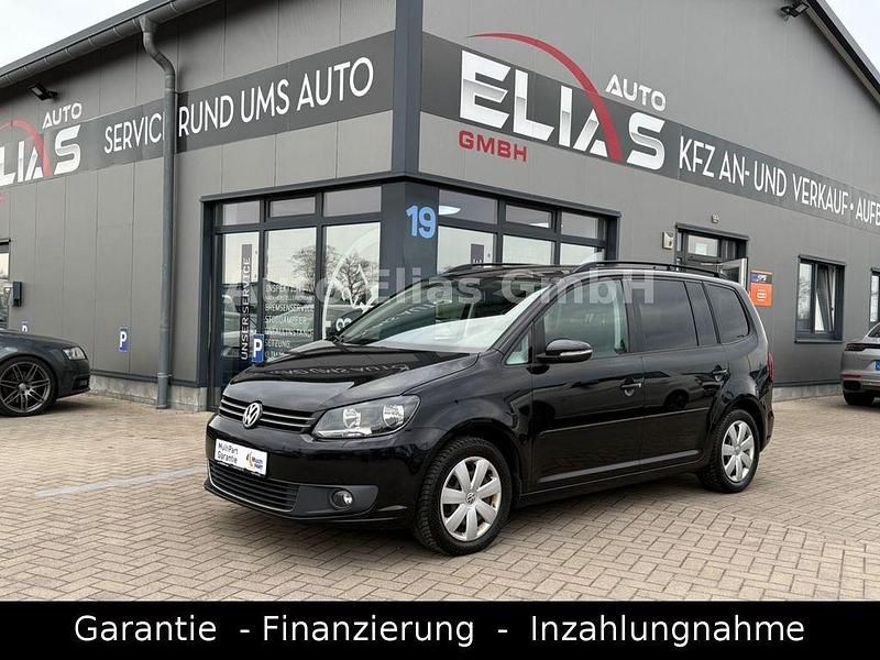 Schwarz Gebraucht 2012 VW Touran Comfortline Van / Kleinbus | 4.699 € (Fairer Preis) - Bild 1/4