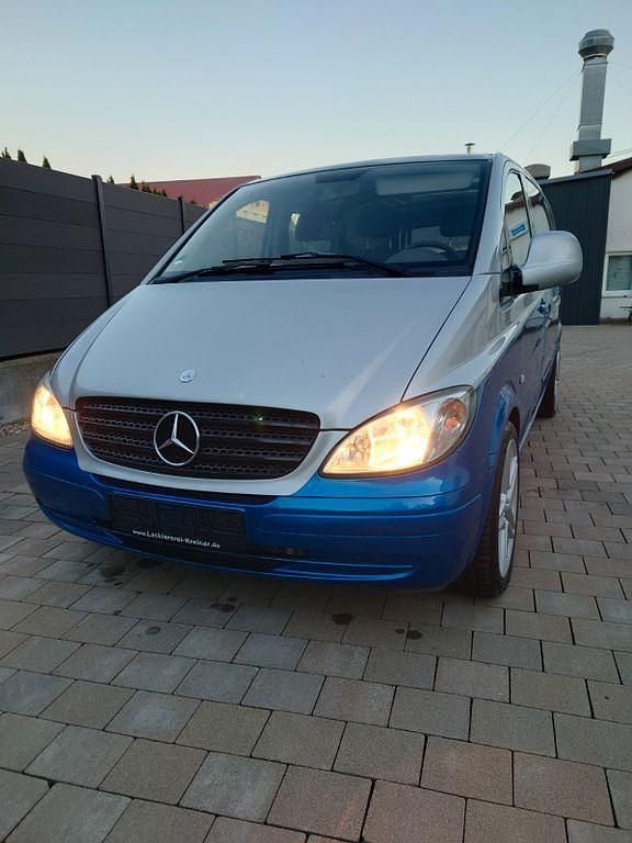 Silber Gebraucht 2008 Mercedes Vito Limousine | 8.330 € (Teuer) - Bild 1/4