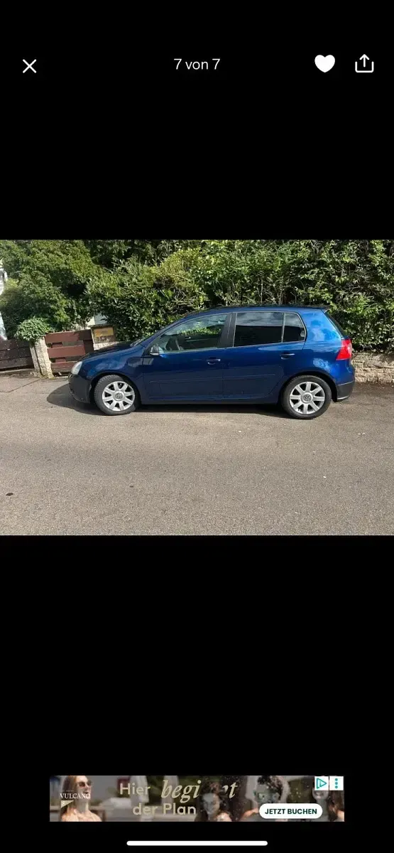Gebraucht VW Golf V 105 PS (77 kW) 2004 Blau Kleinwagen