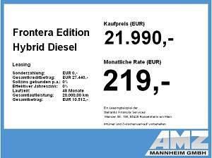 Neu Opel Frontera Edition 110 PS (80 kW) 2025 Silber (kristall silber) SUV