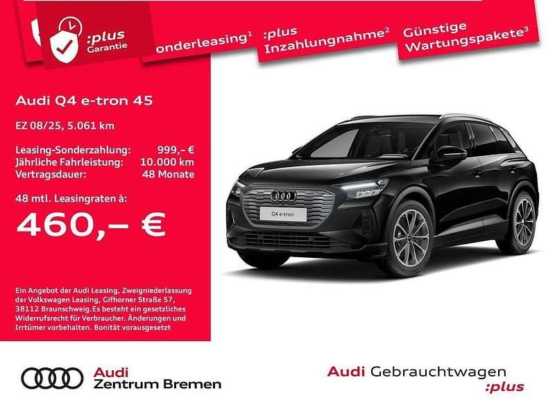 Gebraucht Audi Q4 e-tron Ambiente 210 kW (286 PS) 2025 Mythosschwarz metallic SUV