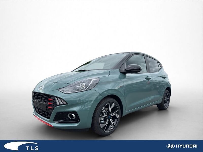 Mangrove green/phantom black Neu 2025 Hyundai i10 N Line Kleinwagen | 20.980 € (Fairer Preis) - Bild 1/4