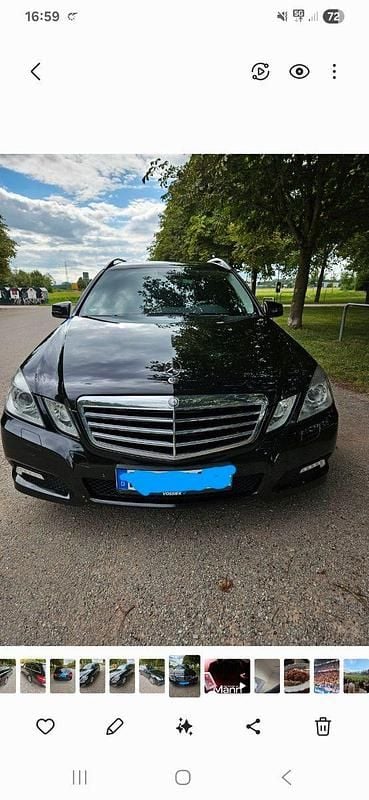 Schwarz Gebraucht 2010 Mercedes E300 Avantgarde Kombi | 5.900 € (Superpreis) - Bild 1/4