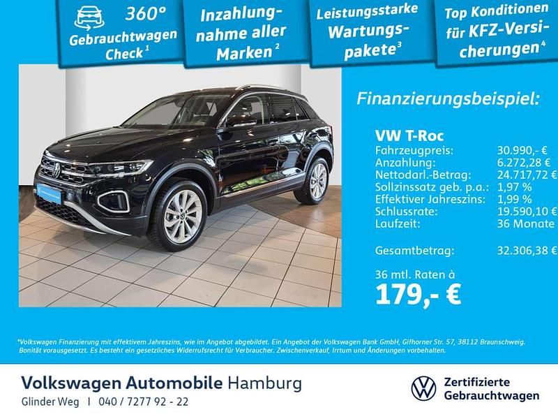 Deep black perleffekt Gebraucht 2024 VW T-Roc Style SUV | 30.990 € (Etwas zu teuer) - Bild 1/3