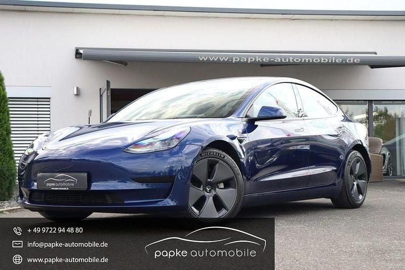 Deep blue Gebraucht 2022 Tesla Model 3 RWD Limousine | 26.895 € (Guter Preis) - Bild 1/4