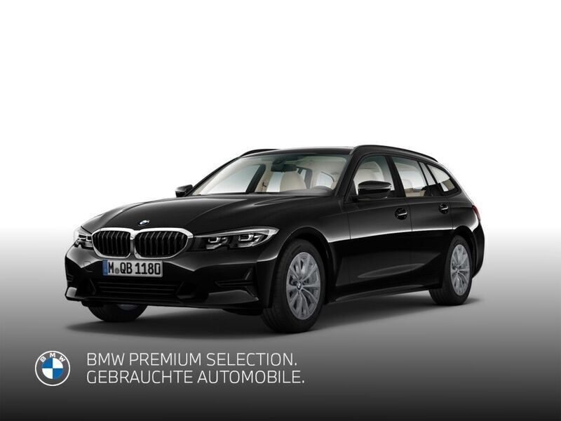Schwarz Gebraucht 2021 BMW 320 Advantage Kombi | 27.450 € (Guter Preis) - Bild 1/4